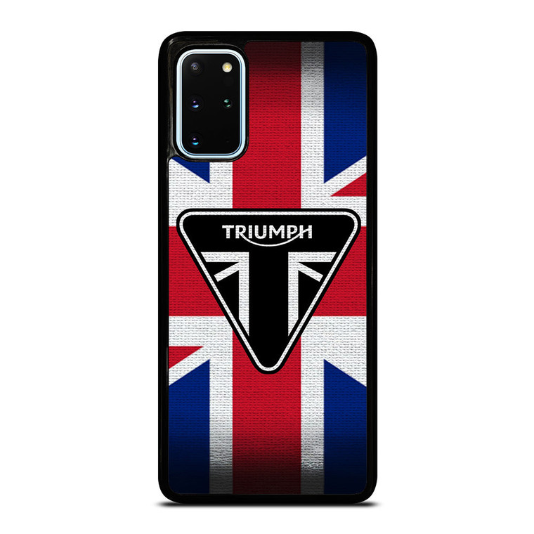 TRIUMPH MOTORCYCLE FLAG LOGO Samsung Galaxy S20 Plus Case Cover