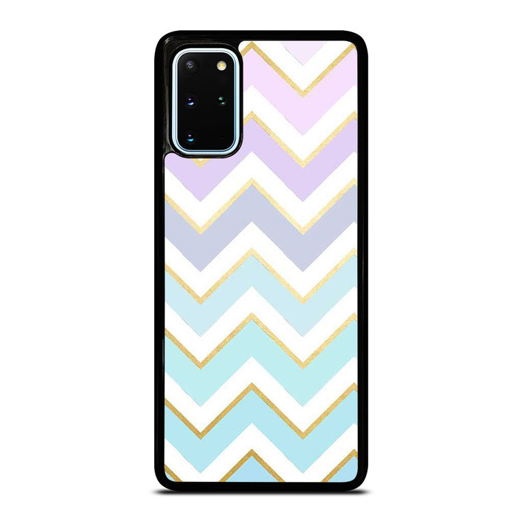 OMBRE PASTEL CHEVRON PATTERN Samsung Galaxy S20 Plus Case Cover