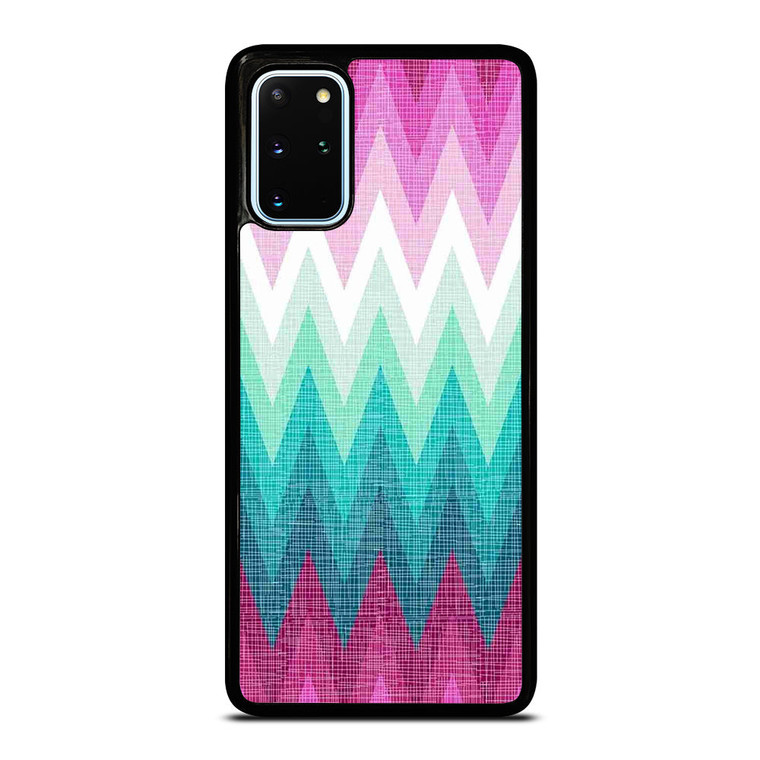 OMBRE PASTEL CHEVRON PATTERN 2 Samsung Galaxy S20 Plus Case Cover