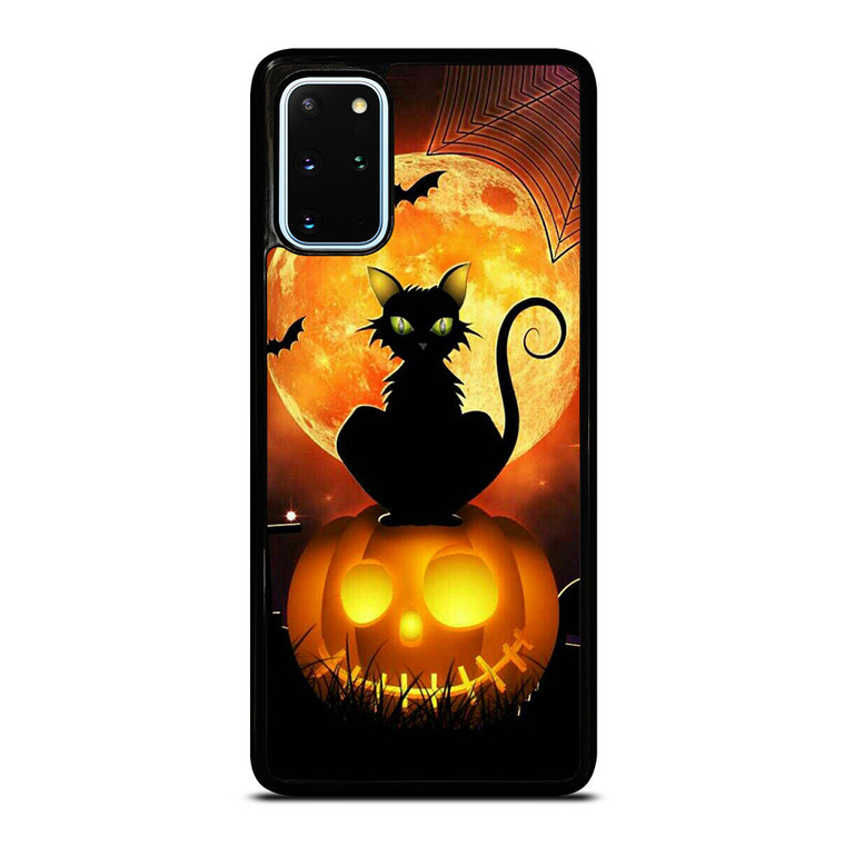 HALLOWEEN BLACK CAT Samsung Galaxy S20 Plus Case Cover