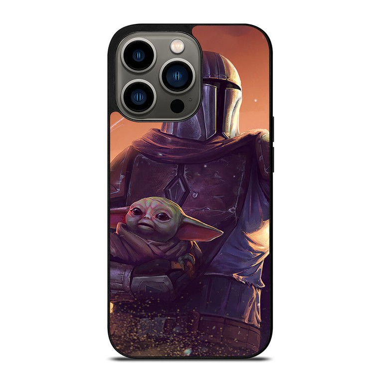 BABY YODA AND THE MANDALORIAN 1 iPhone 13 Pro Case Cover
