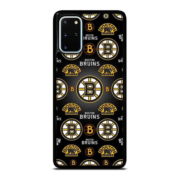 BOSTON BRUINS LOGO COLLAGE Samsung Galaxy S20 Plus Case Cover