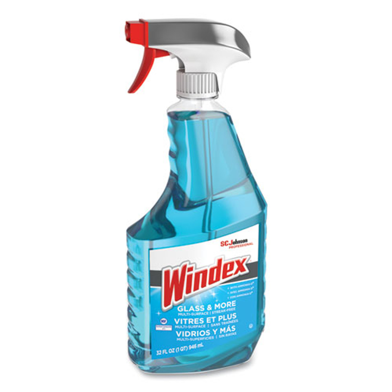 Windex Multi-Surface Vinegar Cleaner, Fresh Clean Scent, 23 oz Spray Bottle, 8-carton