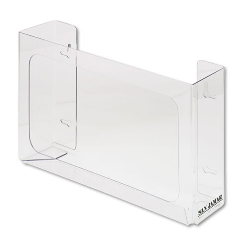 San Jamar Clear Plexiglas Disposable Glove Dispenser, Three-box, 18w X 3 3/4d X 10h