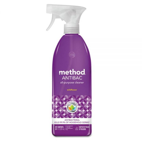 Method All-purpose Cleaner, Wildflower, 28 Oz Spray Bottle, 8/carton