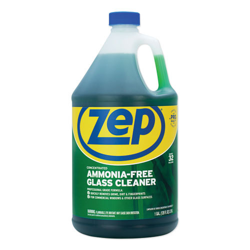 Zep Ammonia-free Glass Cleaner, Pleasant Scent, 1 Gal Bottle, 4/carton