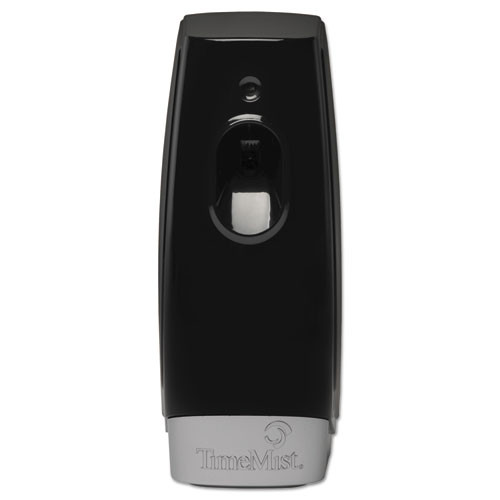 TimeMist Settings Metered Air Freshener Dispenser, 3.5" X 3.5" X 8.25", Black, 6/carton