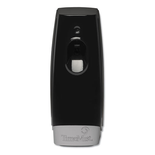 TimeMist Settings Metered Air Freshener Dispenser, 3.4" X 3.4" X 8.25", Black