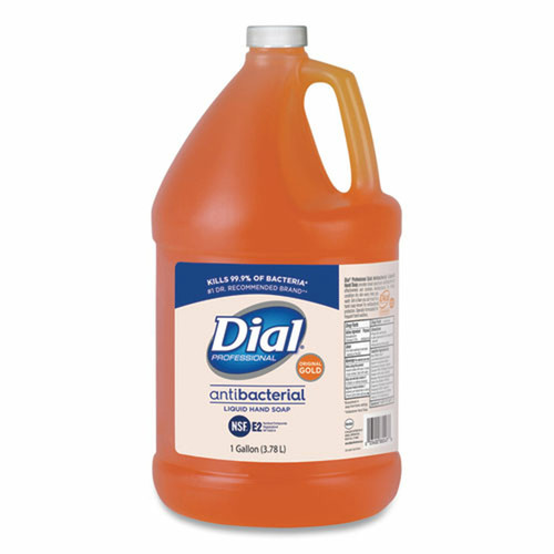 Dial Gold Antibacterial Liquid Hand Soap, Floral, 1 Gal, 4/carton