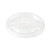 Clear PET Flat Lids With Straw Slots For 9oz Cups,1,000/Carton