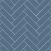 Misty Blue Herringbone Tile Multipanel Panel
