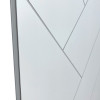 Herringbone White Silk Tile Shower Panel - 600mm - Sample