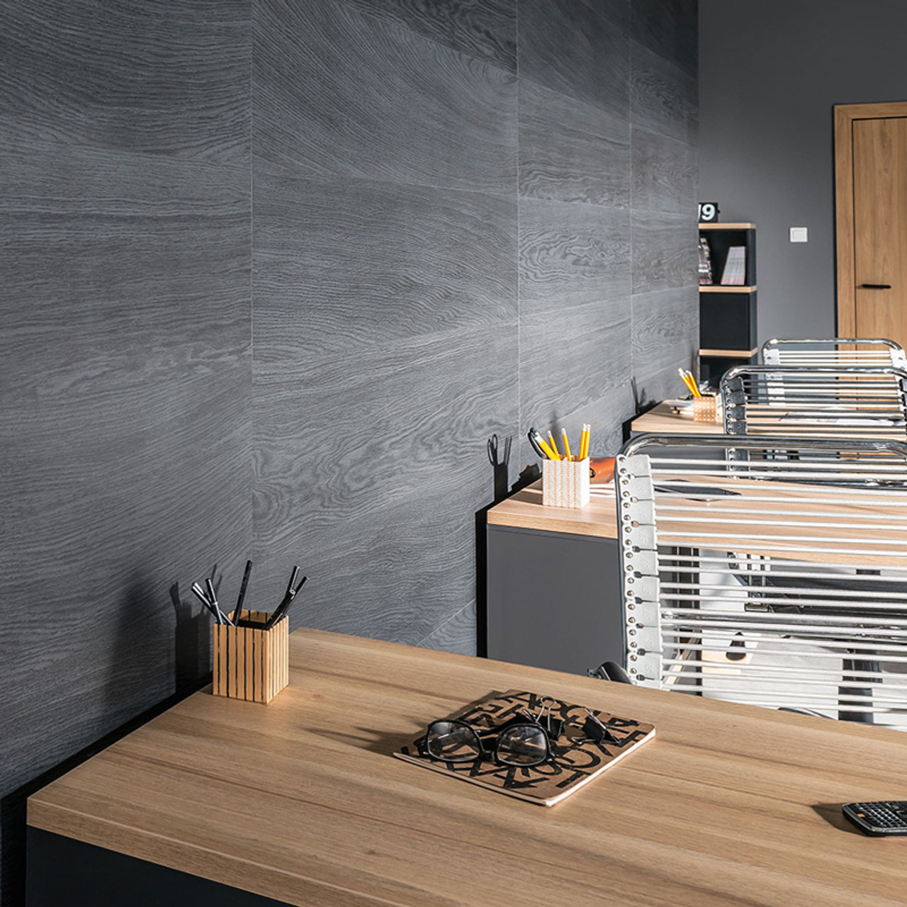 Wood Carbon Kerradeco Wet Wall Panel