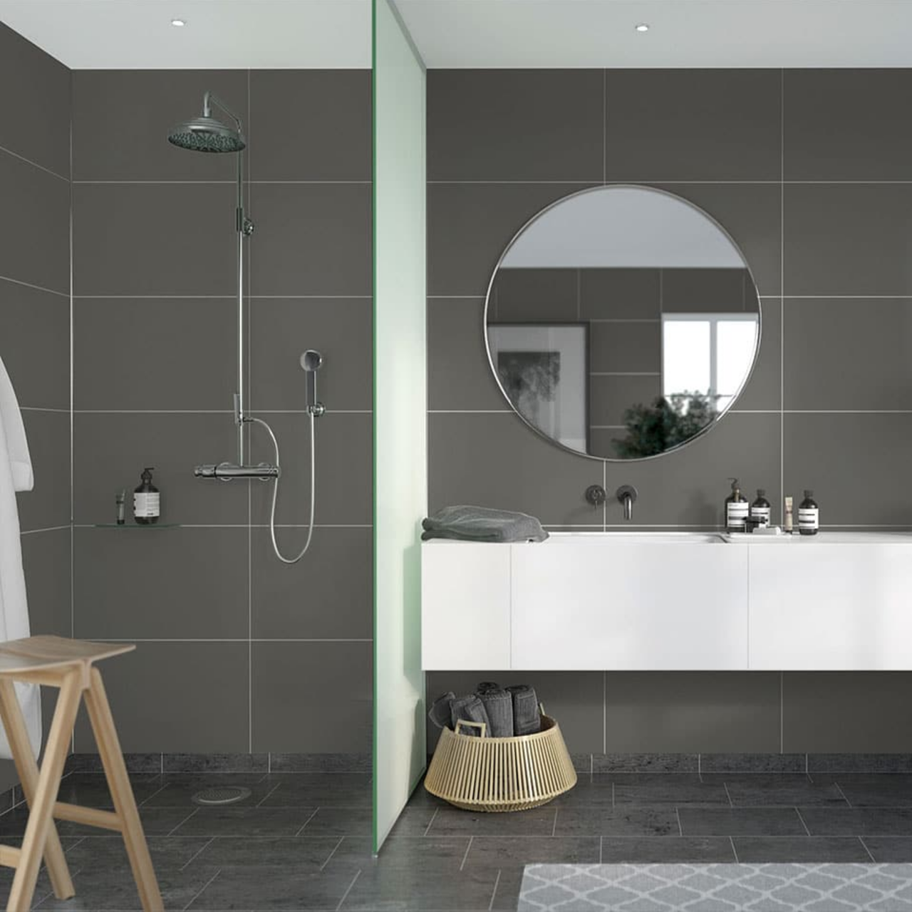 Fibo Contemporary Aberdeen Tile Wall Panel Wet Wall Works