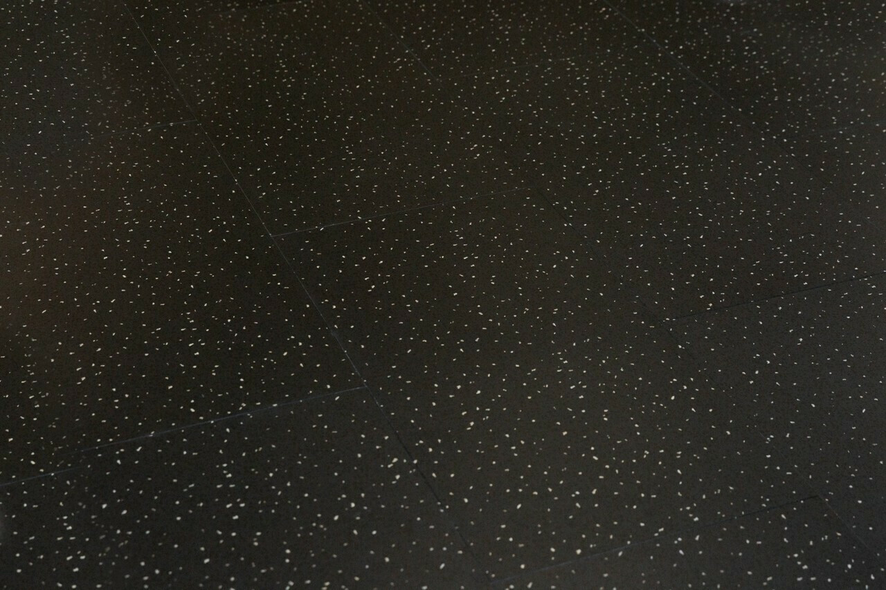 Black Sparkle Waterproof Lvt Flooring Wet Wall Works