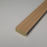 QuickSlat Light Ash End Trim 2.6m