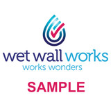 Gold White Marble Gloss Shower Panel - Sample