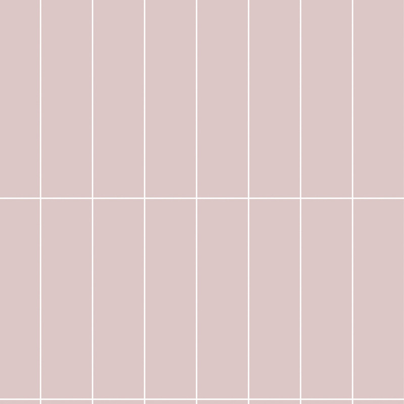 Fibo Urban Stacked Subway Dusky Pink Wall Panel | Wet Wall Works