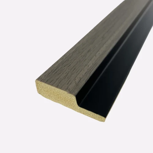 QuickSlat Grey Oak Large Start Trim 2.6m