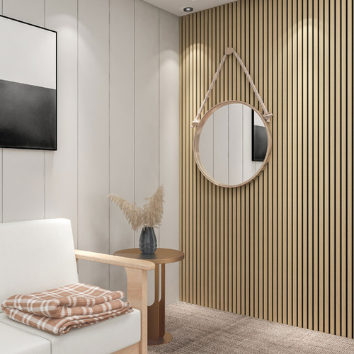 QuickSlat Acoustic Slatwall Light Ash QuickSlat Acoustic Slatwall Light Ash