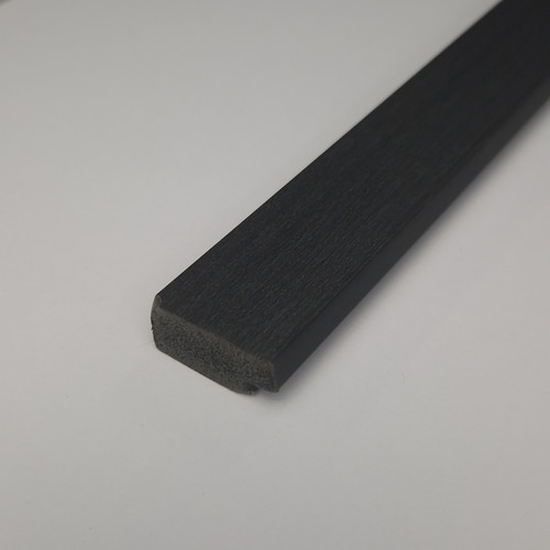 QuickSlat Charcoal End Trim 2.6m