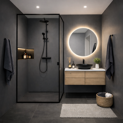 Fibo Milano Anthracite Wall Panel