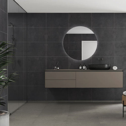 Fibo Lentini Dark Tile Wall Panel