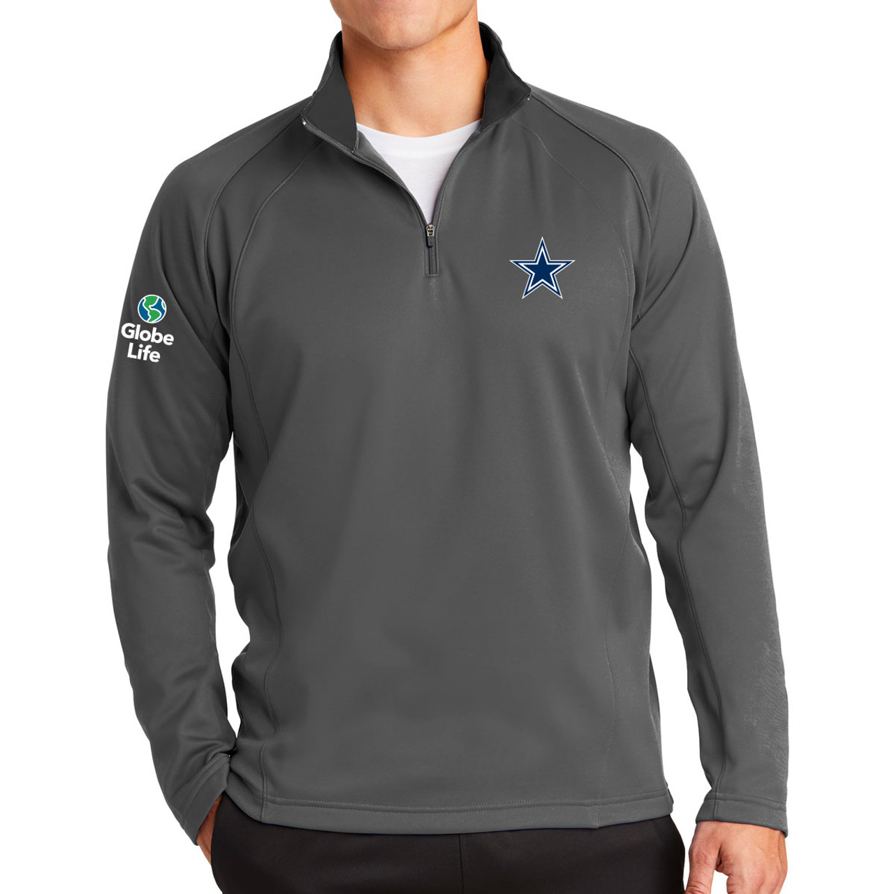 Syge person ros cabriolet Sport-Tek® Men's Sport-Wick® Fleece 1/4-Zip Pullover Shirt