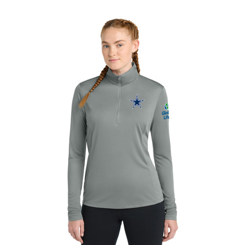 Cowboys - Sport-Tek® Women's PosiCharge® Competitor™ 1/4-Zip Pullover