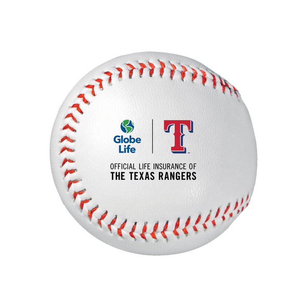 Rangers - Synthetic Leather Rubber Core Baseball