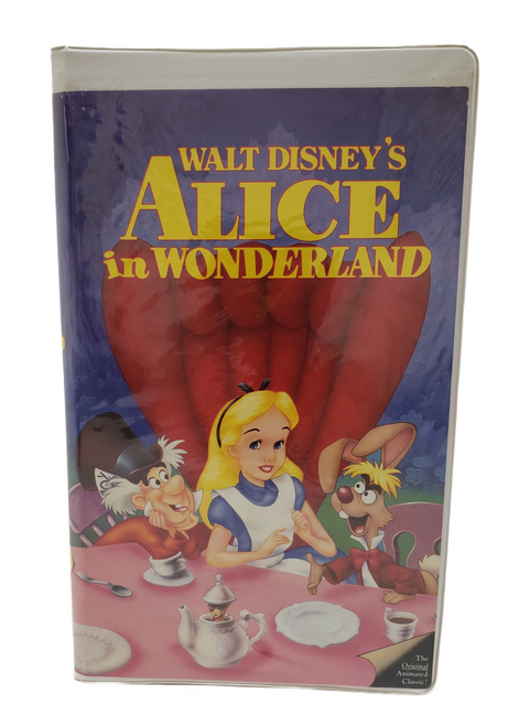 Alice In Wonderland Walt Disney Black Diamond Collector's VHS Edition