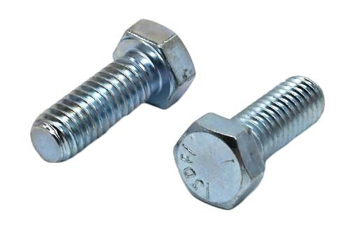 3/8-16 X 1 ZINC PLATED HEX HEAD BOLT GRADE 5 - Fasteners Direct
