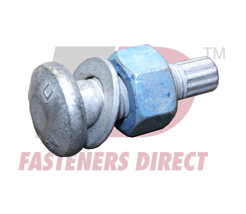 3/4-10 X 3 GALVANIZED T/C STRUCTURAL BOLT ASSEMBLY GRADE A325 ***USA MADE***
