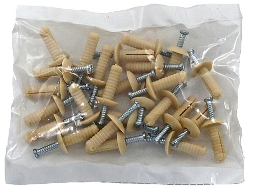 1/4 X 1-1/2 MUSHROOM HEAD NYLON TAP-IT ANCHOR