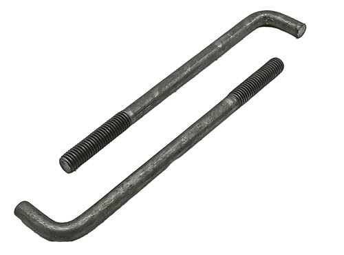 3/4-10 X 36 PLAIN FINISH L-ANCHOR BOLT 3 HOOK 4 THREAD