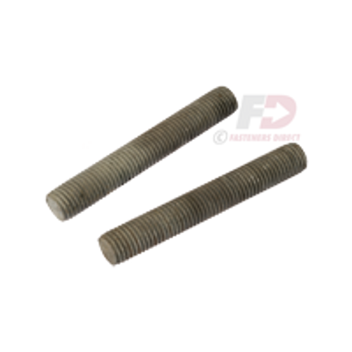 3/4-10 X 14 PLAIN FINISH DOUBLE ENDED STUD 3" X 5" THREAD F1554 GRADE 55