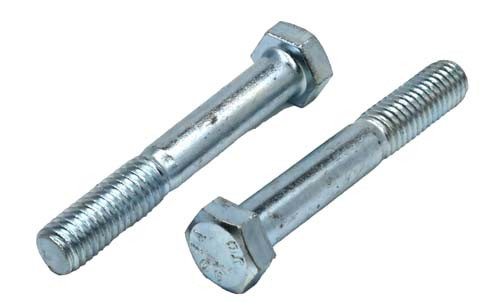 3/8-16 X 3-1/4 ZINC PLATED HEX HEAD BOLT (PT) A307 GRADE A