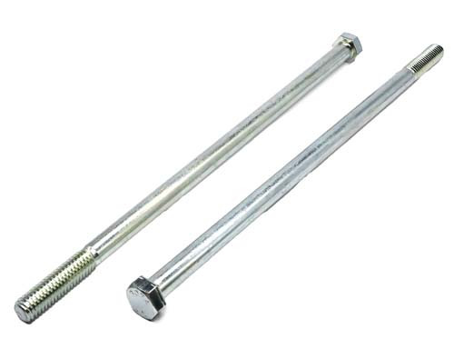 1/2-13 X 1/2 ZINC PLATED HEX HEAD BOLT (FT) A307 GRADE A