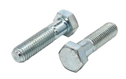 5/8-11 X 2-1/2 ZINC PLATED HEX HEAD BOLT (PT) A307 GRADE A