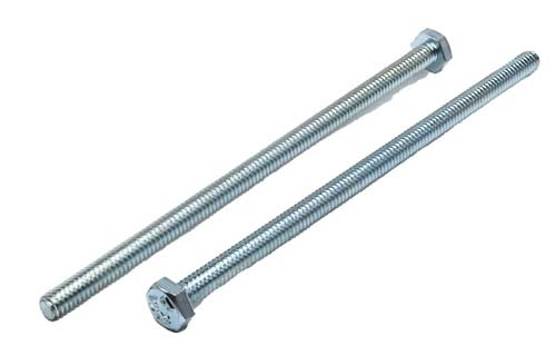 5/16-18 X 2 ZINC PLATED FULL THREAD HEX HEAD TAP BOLT A307 GRADE A