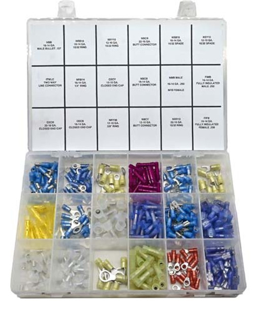 NYLON TERMINALS 360 PCS ASSORTMENT