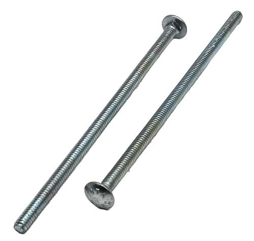 1/4-20 X 4-1/2 ZINC PLATED CARRIAGE BOLT (FT) A307 GRADE A