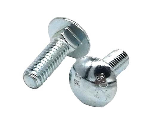 5/16-18 X 1 ZINC PLATED CARRIAGE BOLT (FT) A307 GRADE A