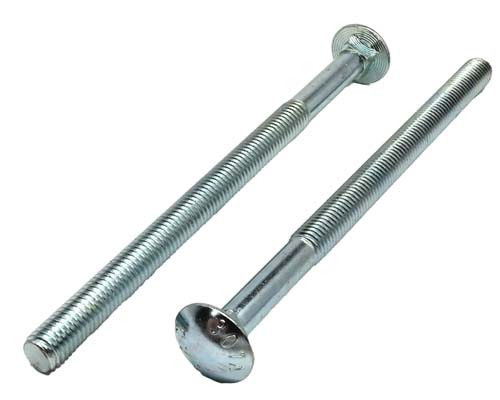 1/2-13 X 7 ZINC PLATED CARRIAGE BOLT (PT) A307 GRADE A