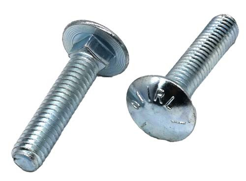 5/16-18 X 1-1/4 ZINC PLATED CARRIAGE BOLT (FT) GRADE 5