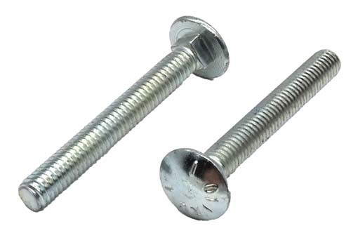 5/16-18 X 2-1/2 ZINC PLATED CARRIAGE BOLT (FT) GRADE 5