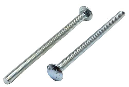 5/16-18 X 5 ZINC PLATED CARRIAGE BOLT (FT) GRADE 5