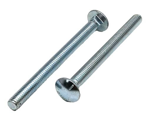 3/8-16 X 4-1/2 ZINC PLATED CARRIAGE BOLT (FT) GRADE 5