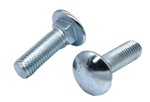 1/2-13 X 1-3/4 ZINC PLATED CARRIAGE BOLT (FT) GRADE 5