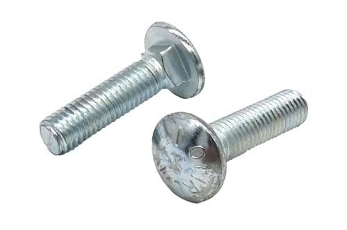 1/2-13 X 2 ZINC PLATED CARRIAGE BOLT (FT) GRADE 5